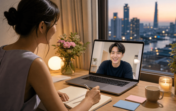 ผู้หญิงไทยเตรียมคุย Zoom ครั้งแรกกับผู้ชายญี่ปุ่น